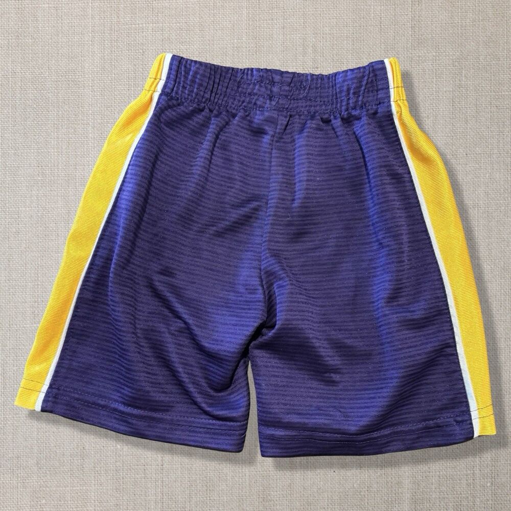 Colosseum LSU Tigers Boys Purple Gold Athletic Shorts Size 2T Performance - Picture 3 of 4